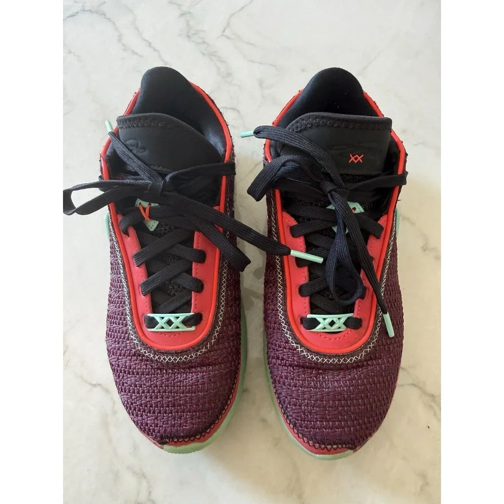 Nike LeBron XX 20 SE Night Maroon GS Basketball Shoes 4Y FB8974-600